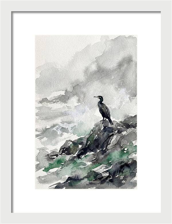Cormorant By The Shore