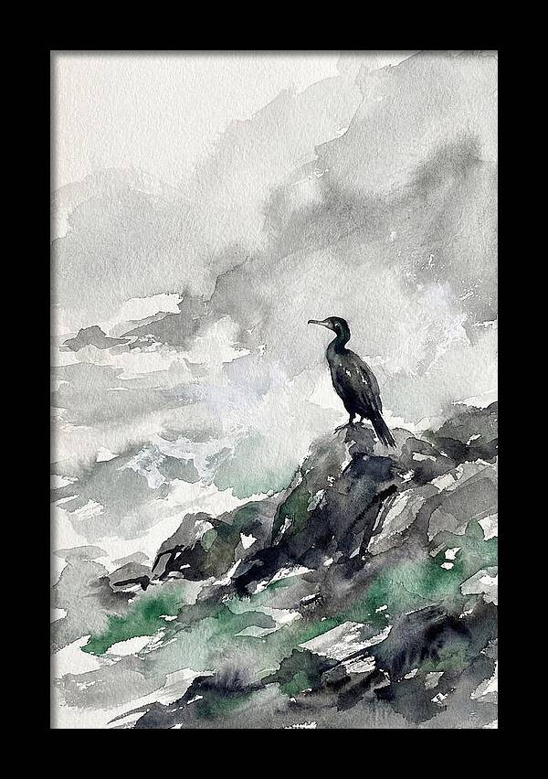 Cormorant By The Shore