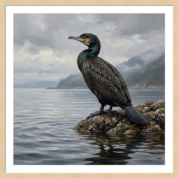 Cormorant By The Water