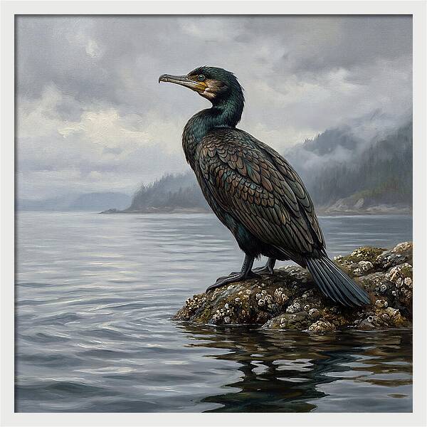 Cormorant By The Water