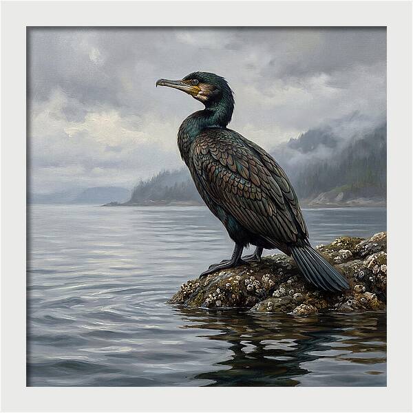Cormorant By The Water