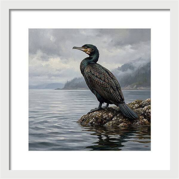 Cormorant By The Water