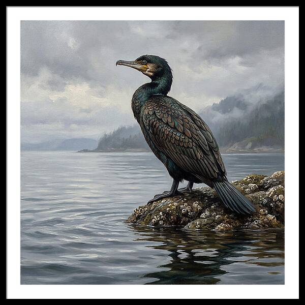 Cormorant By The Water