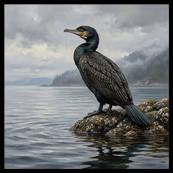 Cormorant By The Water