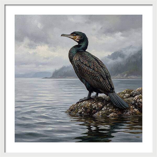 Cormorant By The Water