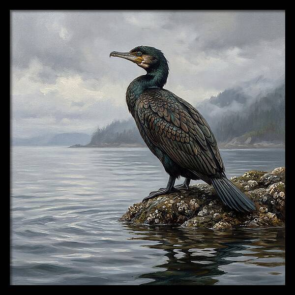 Cormorant By The Water