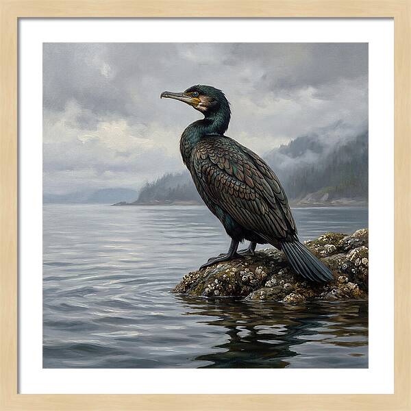 Cormorant By The Water