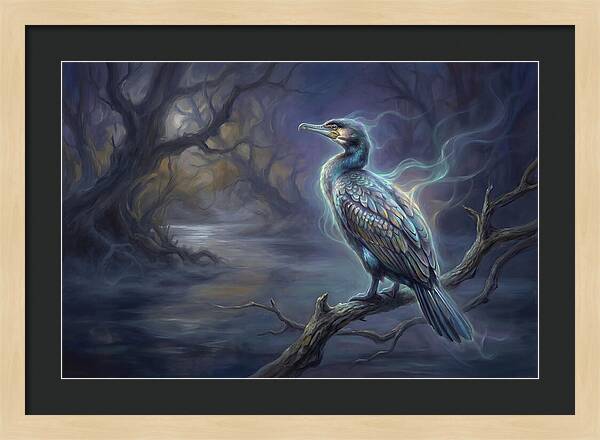 Cormorant In Twilight