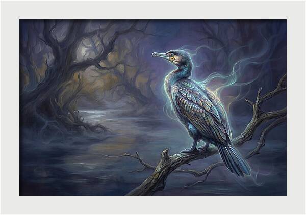 Cormorant In Twilight