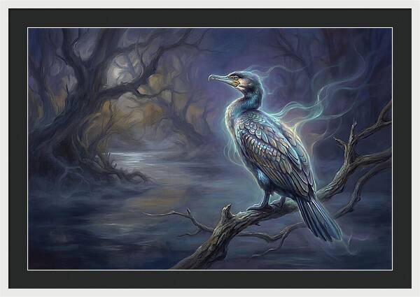 Cormorant In Twilight