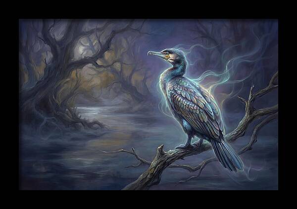Cormorant In Twilight