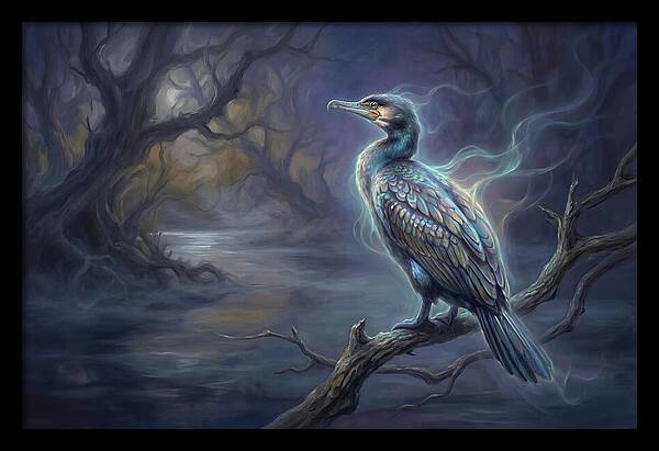 Cormorant In Twilight
