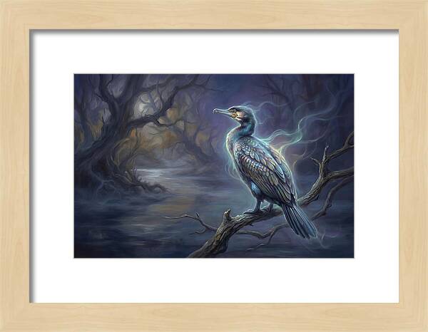 Cormorant In Twilight