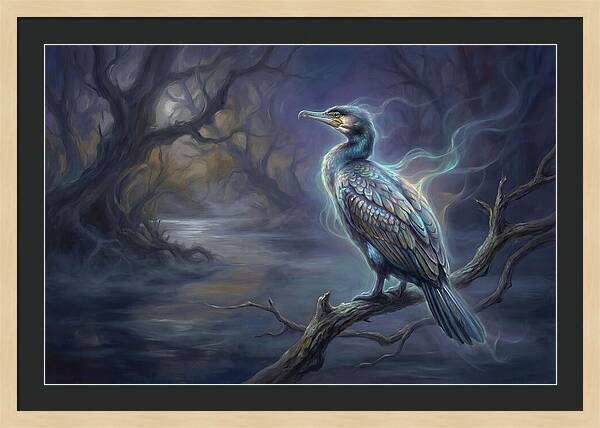 Cormorant In Twilight