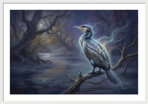 Cormorant In Twilight