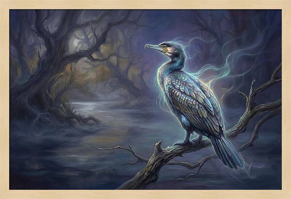 Cormorant In Twilight