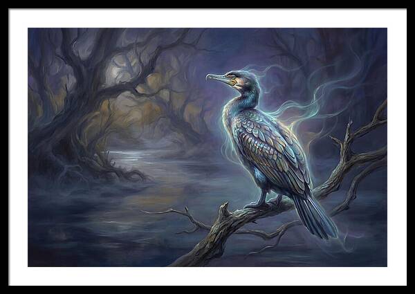Cormorant In Twilight