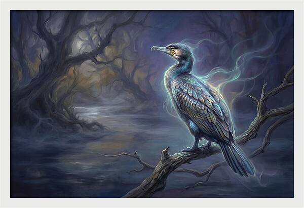Cormorant In Twilight