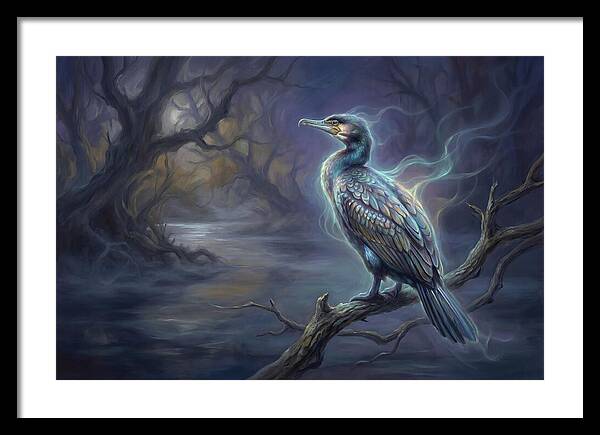 Cormorant In Twilight