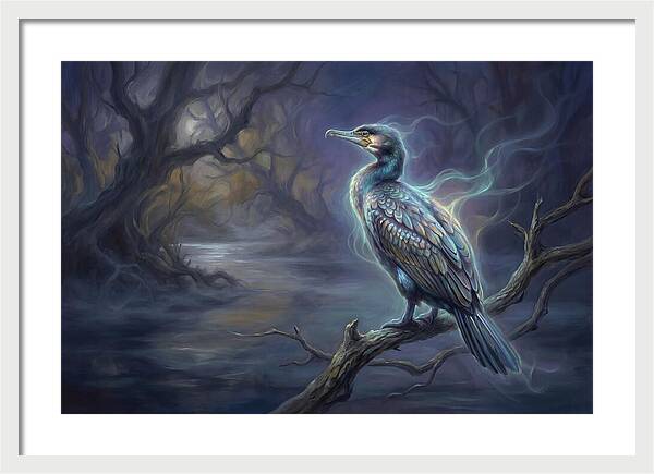 Cormorant In Twilight