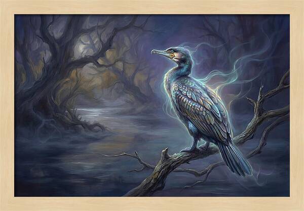 Cormorant In Twilight