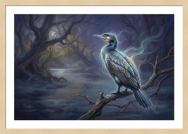 Cormorant In Twilight