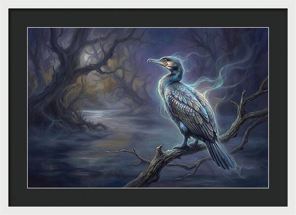 Cormorant In Twilight