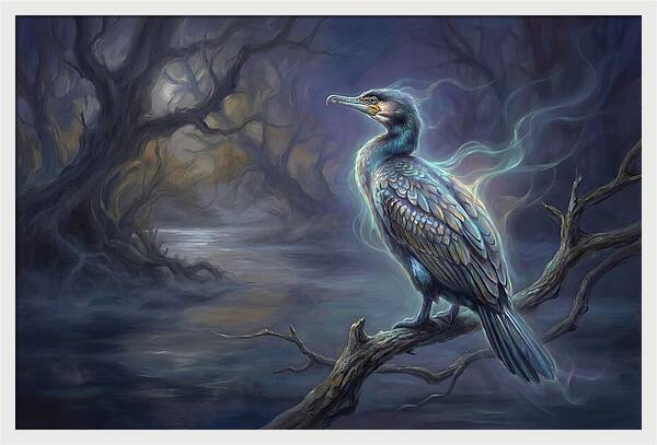 Cormorant In Twilight