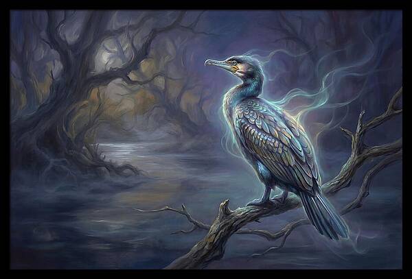 Cormorant In Twilight