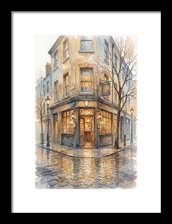 Corner Pub With Warm Glow