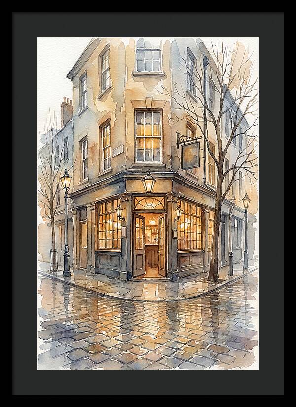 Corner Pub With Warm Glow