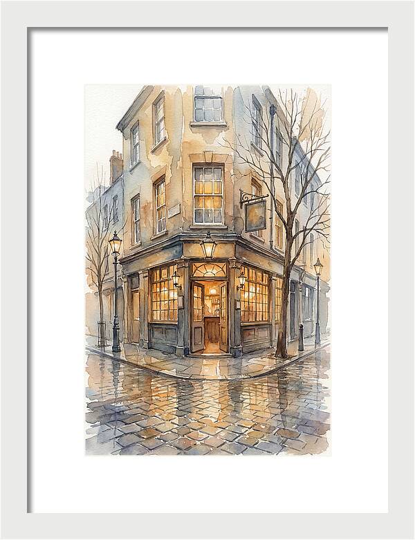 Corner Pub With Warm Glow
