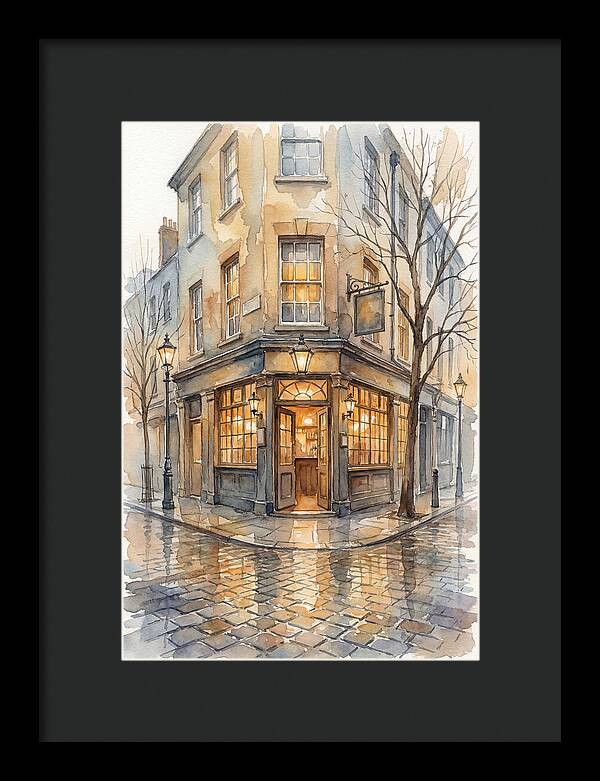 Corner Pub With Warm Glow