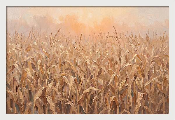 Cornfield At Dusk