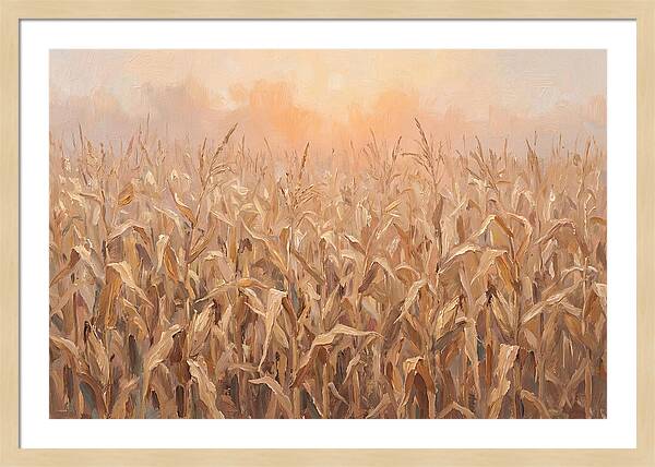 Cornfield At Dusk