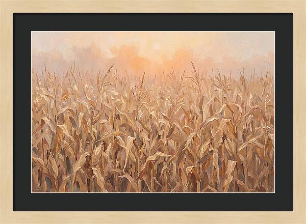 Cornfield At Dusk