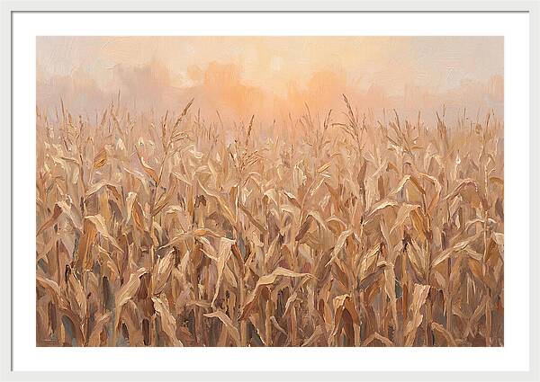 Cornfield At Dusk