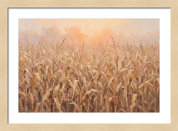 Cornfield At Dusk