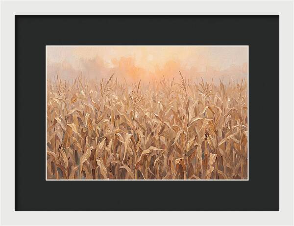 Cornfield At Dusk