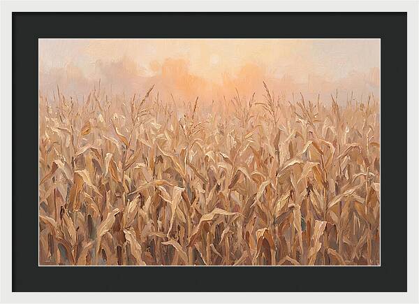 Cornfield At Dusk