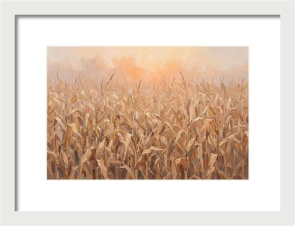 Cornfield At Dusk