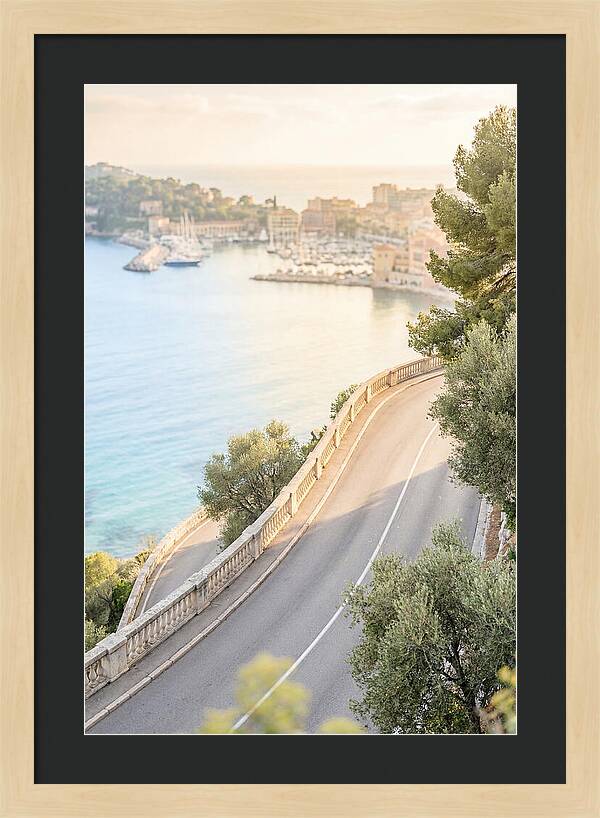 Corniche Road Overlooking Villefranche