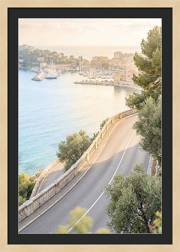 Corniche Road Overlooking Villefranche