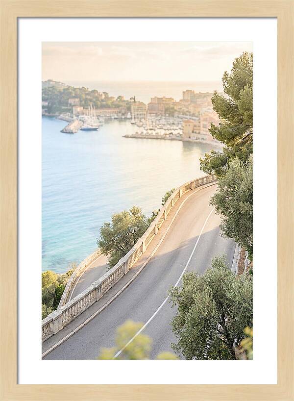 Corniche Road Overlooking Villefranche