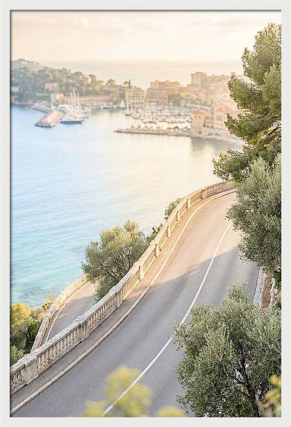 Corniche Road Overlooking Villefranche