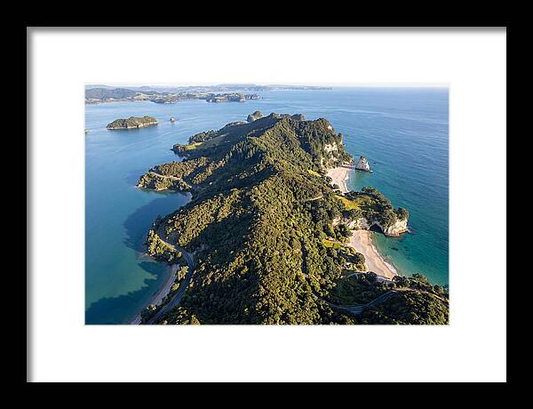 Coromandel Peninsula Aerial View