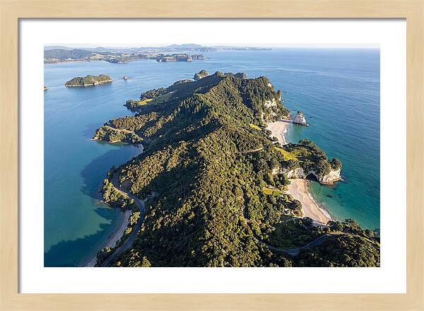Coromandel Peninsula Aerial View