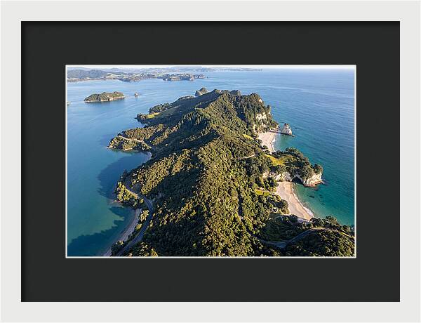 Coromandel Peninsula Aerial View