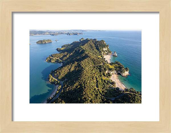 Coromandel Peninsula Aerial View