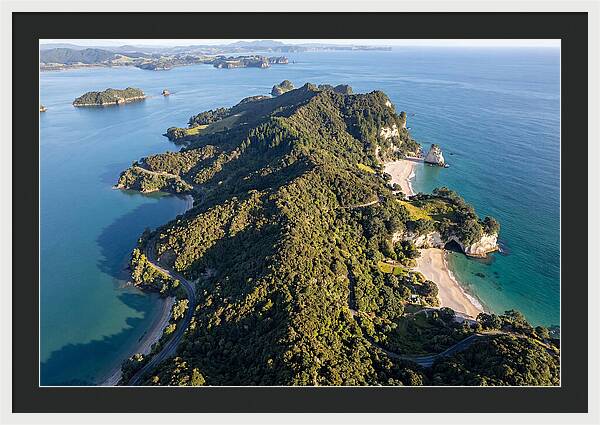 Coromandel Peninsula Aerial View
